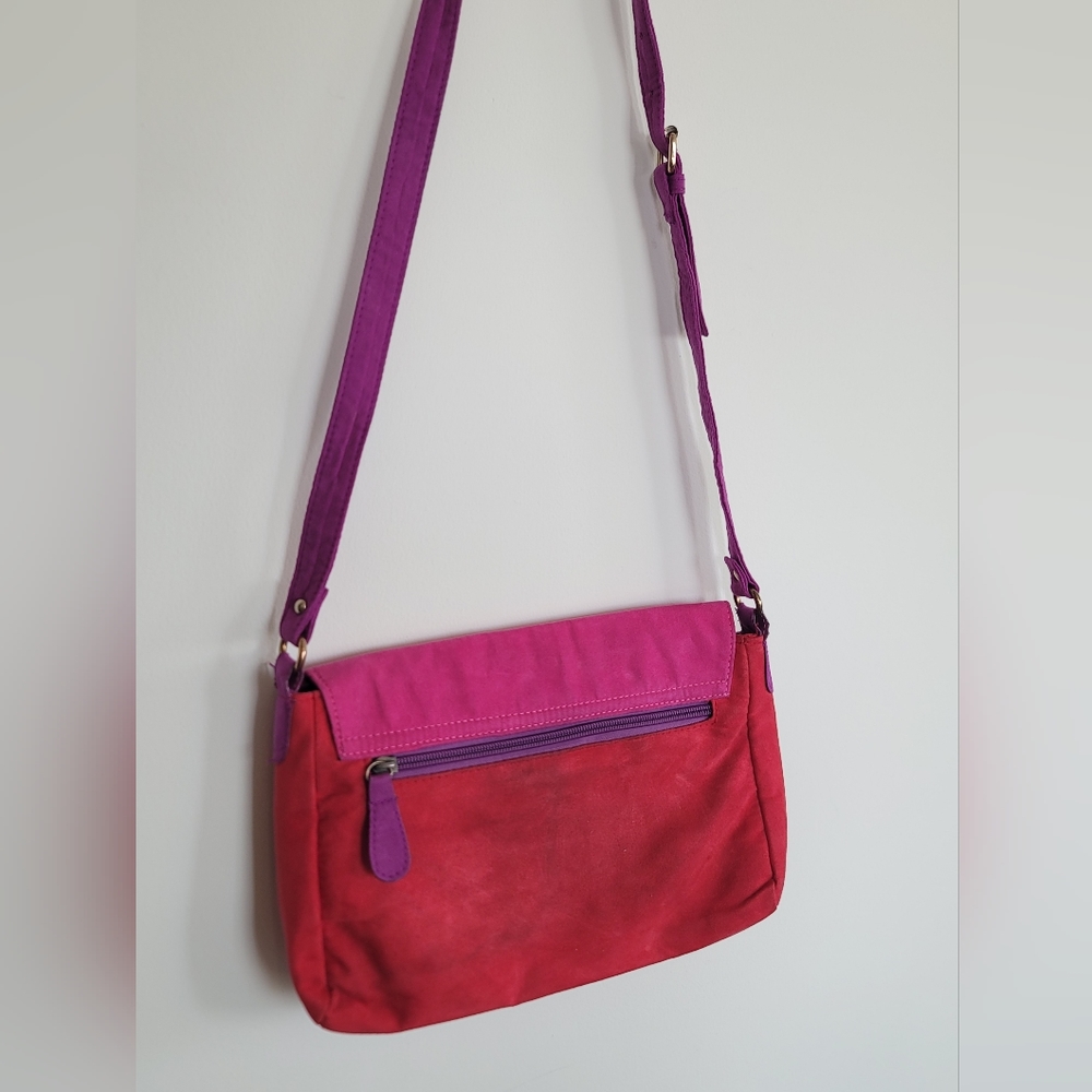 Colorful Microsuede Bag - Picture 6 of 8